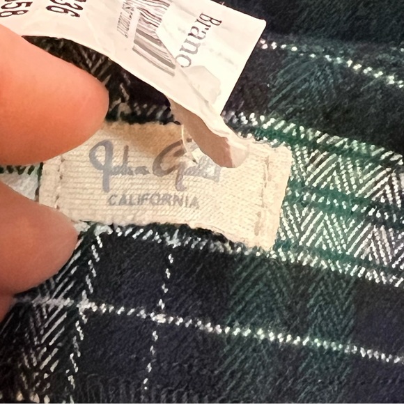 JOHN GALT BRANDY MELVILE green plaid mini skirt size 26 new with tags - Picture 3 of 5